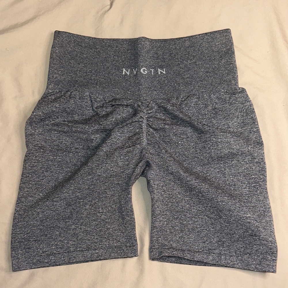 NVGTN Women's Gray Cinched Shorts